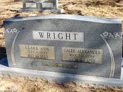 Clara Ann <I>Brown</I> Wright 