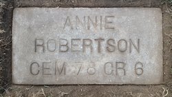 Annie <I>Ellis</I> Robertson 