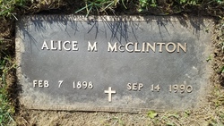 Alice M. <I>Wenieke</I> McClinton 