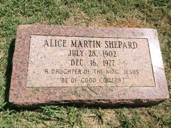 Alice Arthusa <I>Martin</I> Shepard 