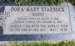 Dora Mary “Dodie” Starbuck 