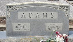 Mary Lou <I>Gresham</I> Adams 