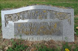 Alma Symantha <I>Lindsey</I> Blain 