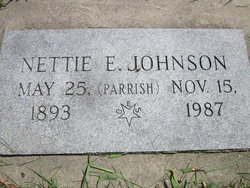 Nettie Elna <I>Parrish</I> Johnson 