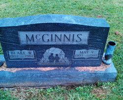 May Virginia <I>Miller</I> McGinnis 