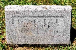 Barbara Belle <I>Harshbarger</I> Bossinger 