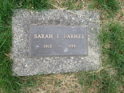 Sarah Elizabeth <I>Gibbons</I> Barnes 