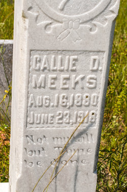Callie D. <I>Hatcher</I> Meeks 