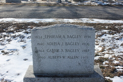 Adelia J. <I>Hall</I> Bagley 