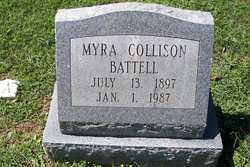 Myra <I>Collison</I> Battell 