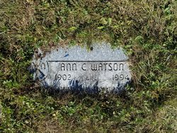 Ann <I>Caruth</I> Watson 
