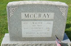 Marian A <I>McCray</I> Adams 
