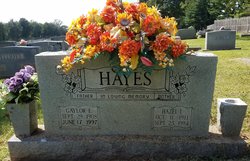 Hazel Irene <I>Hill</I> Hayes 