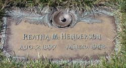 Reatha M. <I>Gentry</I> Henderson 