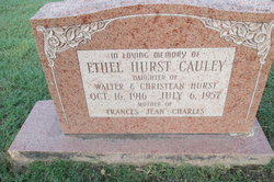Ethel <I>Hurst</I> Cauley 
