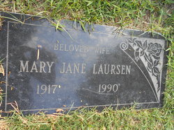 Mary Jane <I>Wright</I> Laursen 