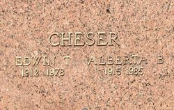 Alberta B. <I>Hutchinson</I> Cheser 