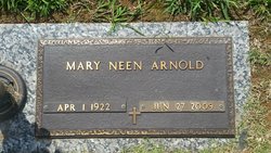 Mary “Neen” <I>Bowman</I> Arnold 