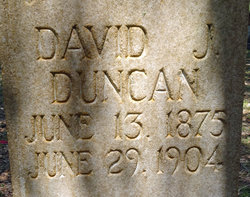 David Jones Duncan 