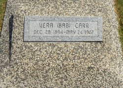 Vera Babs <I>Grant</I> Carr 