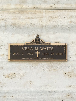Vera Mildred Watts 