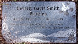 Beverly Gayle <I>Smith</I> Watkins 