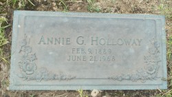 Annie <I>Gilham</I> Holloway 