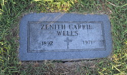 Zenith Carrie <I>Menuey</I> Wells 