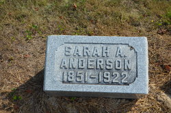 Sarah A <I>Greer</I> Anderson 