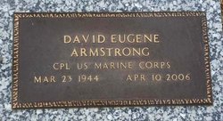 CPL David Eugene Armstrong 