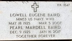 Lowell Eugene “Gene” Baird 