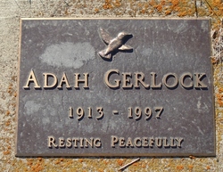 Adelheid Anna “Adah” <I>Lang</I> Gerlock 