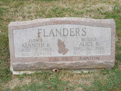 Alice Blanch <I>Johnston</I> Flanders 