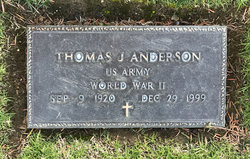 Thomas J Anderson 