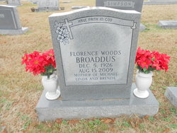 Florence <I>Woods</I> Broaddus 