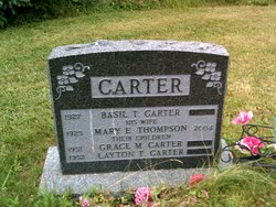 Mary Elizabeth <I>Thompson</I> Carter 