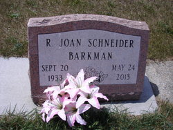 Ruth Joan <I>Schneider</I> Barkman 