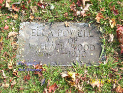 Ella A. <I>Powell</I> Wood 