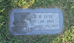 Rosalie B. <I>Hafer</I> Lutz 