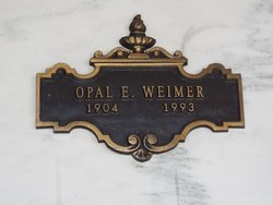 Opal Edith <I>Whetsell</I> Weimer 