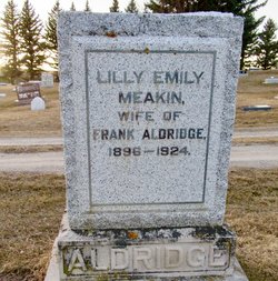 Lilly Emily <I>Meakin</I> Aldridge 
