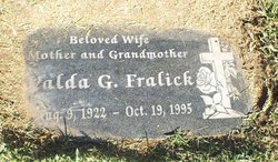 Valda Grace <I>Crawford</I> Fralick 