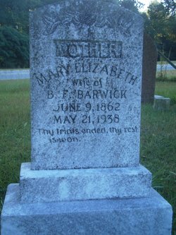 Mary Elizabeth <I>Grady</I> Barwick 