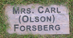 Clara <I>Olson</I> Forsberg 