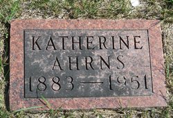 Katherine Barbara <I>Beyer</I> Ahrns 