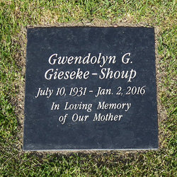 Gwendolyn <I>Gieseke</I> Shoup 