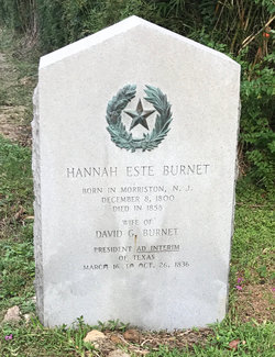 Mrs Hannah <I>Este</I> Burnet 