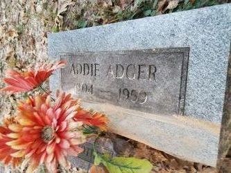 Addie Bee <I>Logan</I> Adger 