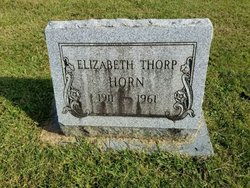 Elizabeth Kathryn <I>Thorp</I> Horn 