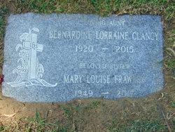 Bernardine Lorraine “Binnie” Clancy 